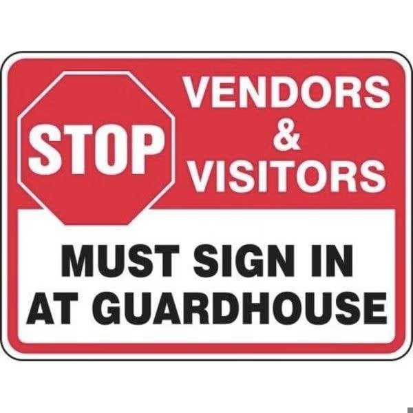 Accuform FACILITY TRAFFIC SIGN STOP FRR289HP FRR289HP - main